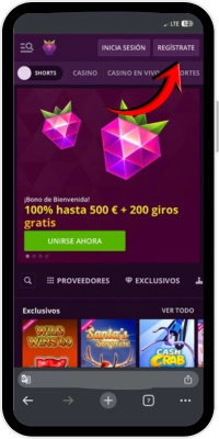 registro Malina Casino