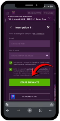 Finaliser l’inscription et confirmer les informations du compte sur iOS