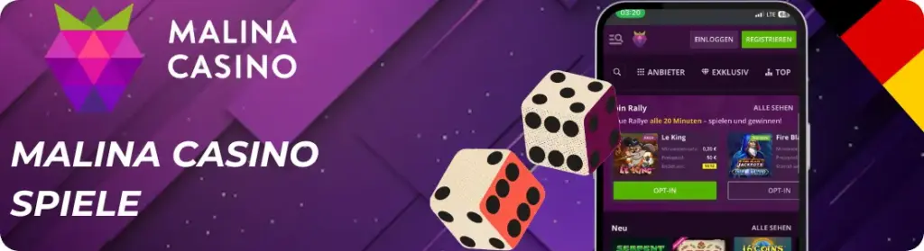 Malina Casino Spiele